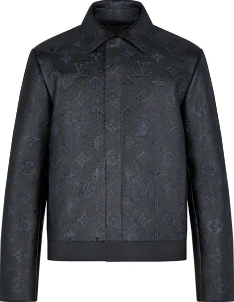 louis vuitton monogram jacket black